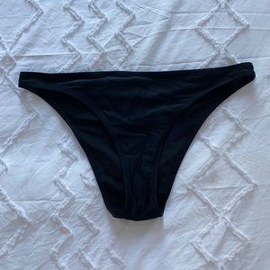 black swim bottoms